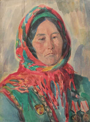 Лянглебен Моисей Вольфович. Депутат Верховного Совета ТССР. Хлопкороб Мамедова Оразсолтан